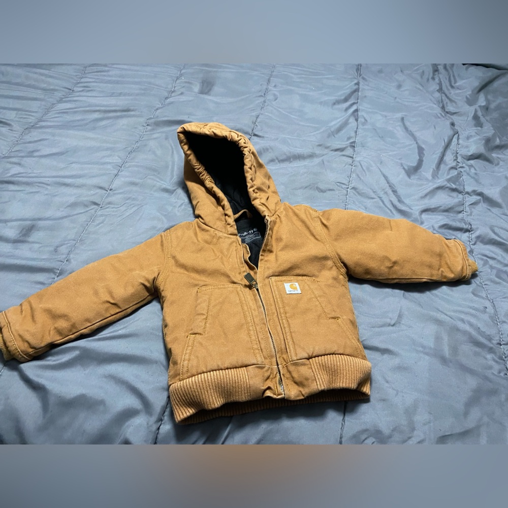 12M Carhartt insulated jacket, brown